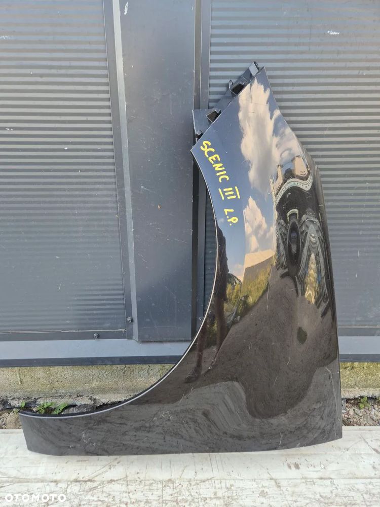 BŁOTNIK SCENIC III LEWY PRZÓD CZARNY - 1