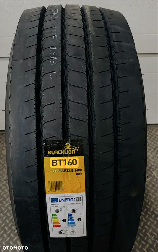 1220netto Opona BLACKLION 385/65 R22.5 BLACK LION BT160 przód naczepa