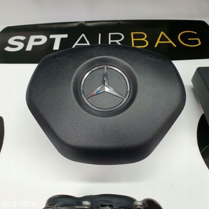MERCEDES A KLASA W176 DESKA ROZDZIELCZA KONSOLA KOKPIT PULPIT PODUSZKI AIRBAG AIR BAG PASY KIT SET - 4