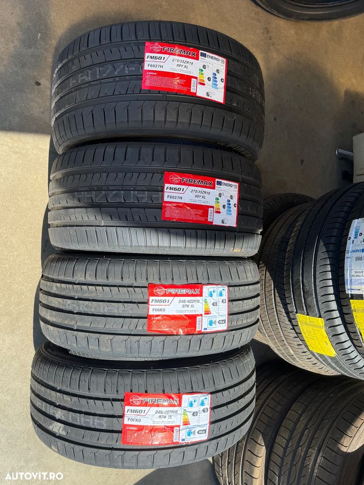 Vând set anvelope 245/40/18-275/35/18 Firemax de vară noi - 1