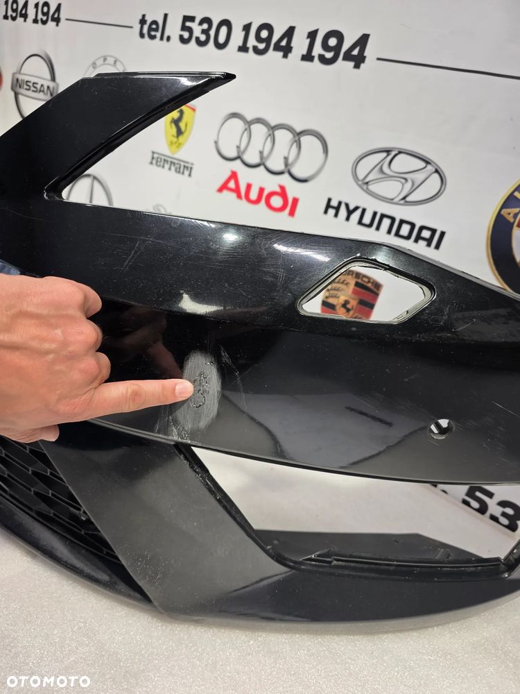 SEAT LEON 3 III 5F0 12- FR ZDERZAK PRZEDNI PRZÓD NA SPRYSKI + 4xPDC ORAZ KRATKA ŚRODKOWA NR 5F0807221M + 5F0853667A NR AUKCJI NZ2266 - 19