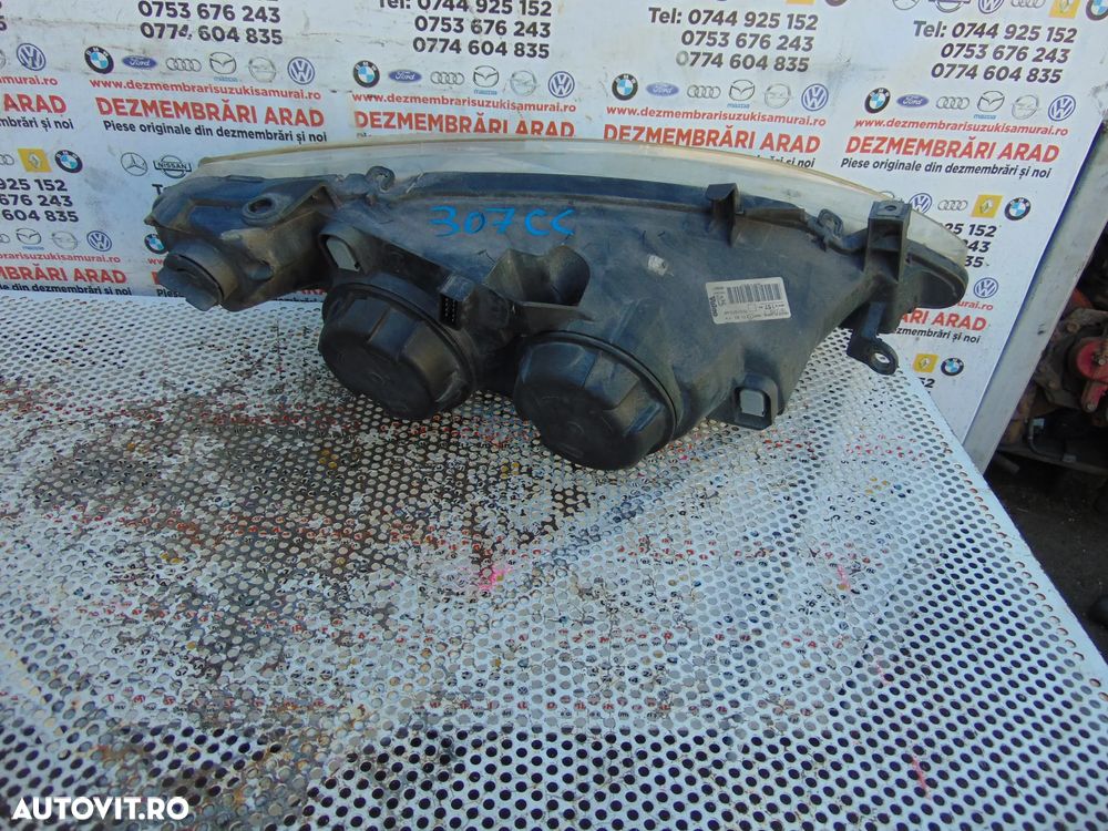 Far Peugeot 307cc faruri stanga dreapta europa Peugeot 307 cabrio - 6