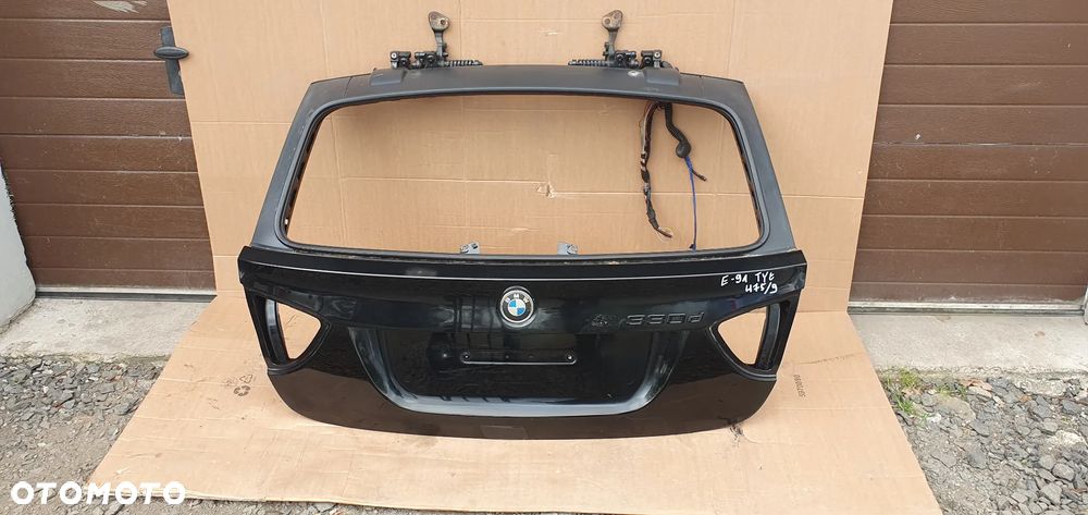 Klapa bagażnika tył tylna BMW 3 E91 475/9 Black Sapphire Metal - 1