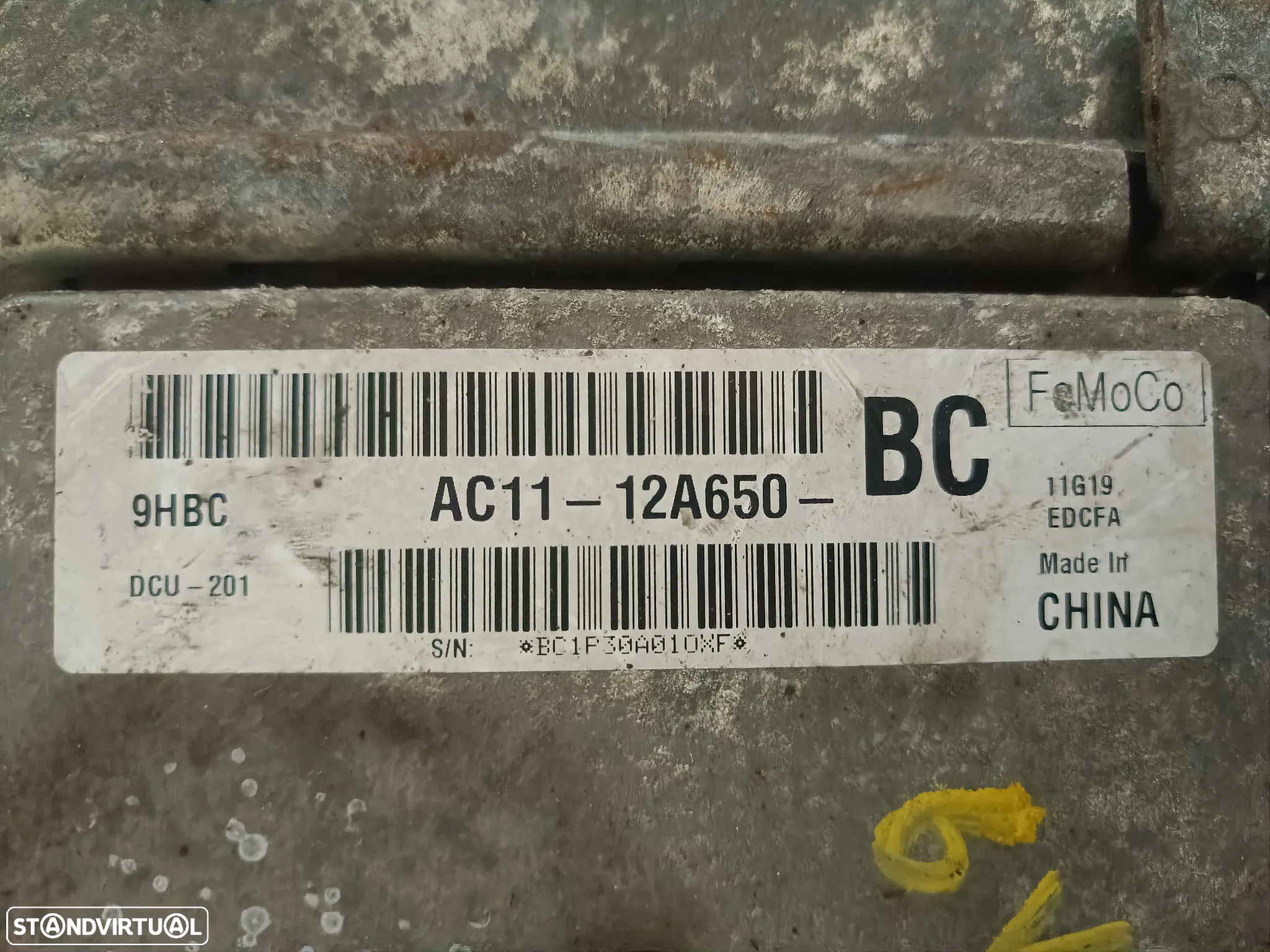 centralina Motor Ford Transit 2.2TDCI 9DCL - AC11-12A650-BC- 9HBC DCU-201 - 2