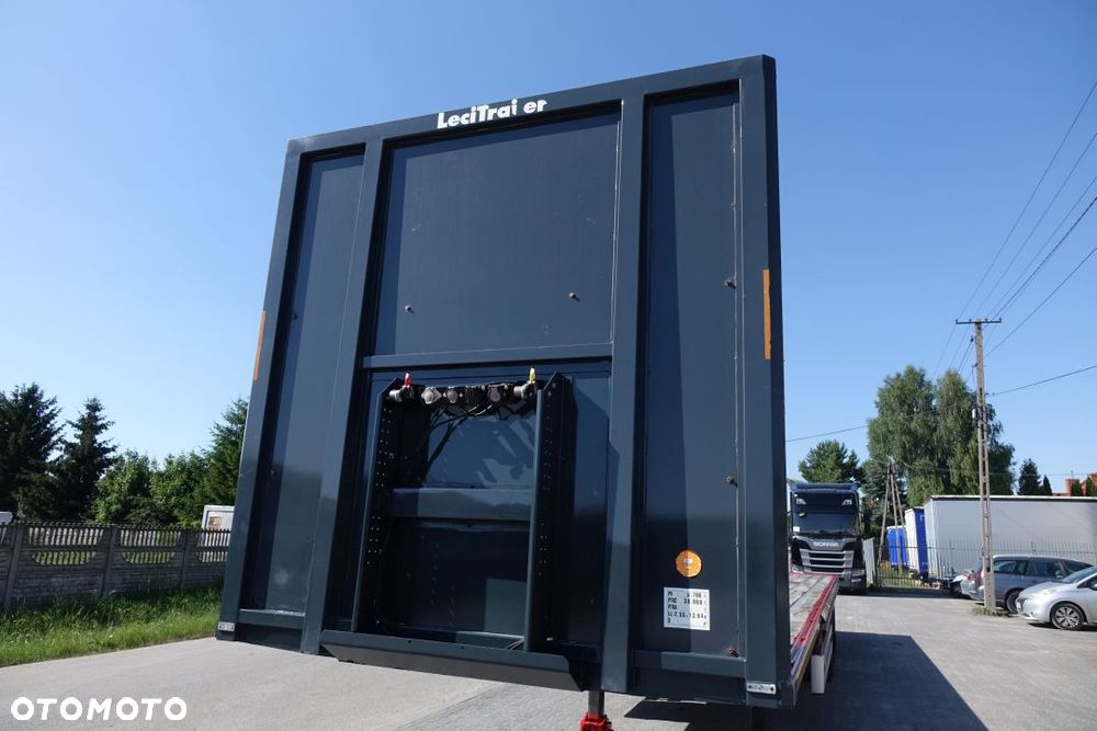 LeciTrailer PLATFORMA / MEGA / OSIE SAF / PODŁOGA WZMACNIANA - SZYNA-DESKA - 8