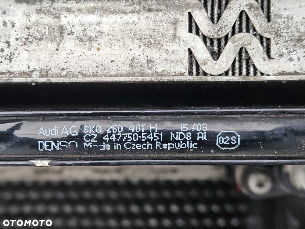 Pas Przedni Wzmocnienie Czołowe Belka Zderzaka Chłodnice Intercooler Wentylator 1.8 2.0 TFSI 2.0 TDI AUDI A4 B8 - 9