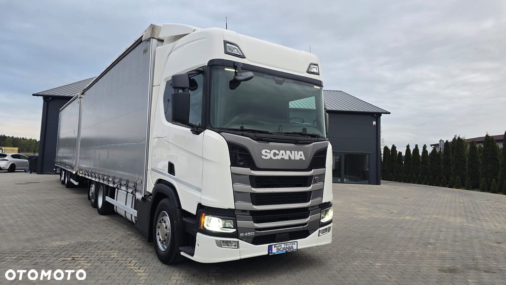 Scania R450 6x2 tandem JUMBO zestaw przestrzenny super stan! niski przebieg! - 2