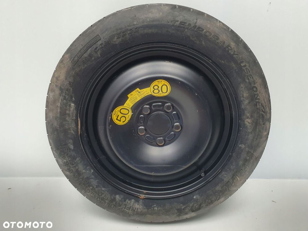KOŁO DOJAZDOWE dojazdówka 125/90 R16 1S71MH 5x108 Ford Focus Mk2 C-Max - 1