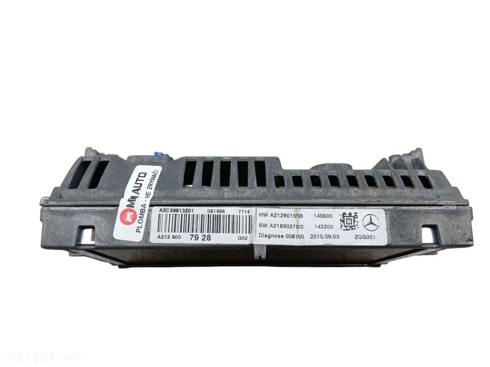 WYŚWIETLACZ MERCEDES E W212 LIFT (2012-2016) 2.2 BlueTEC 136KM A2129007928 - 4