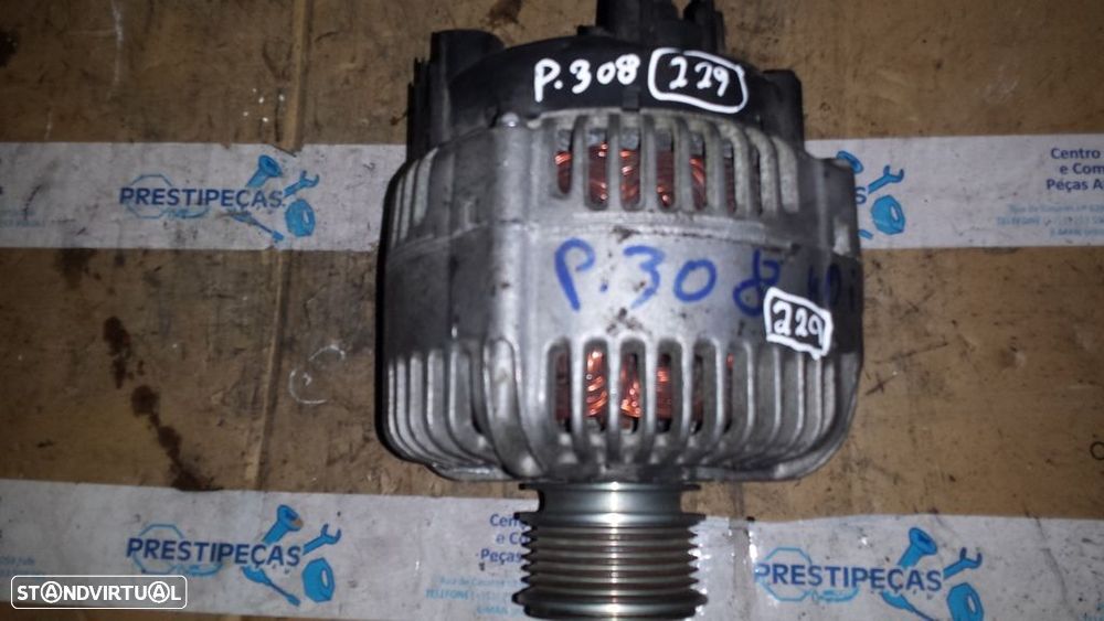 Alternador 03G903016A TG17C054 2543374C AUDI A8 PARA PECAS AUDI A6 4F FASE 1 2006 2.0TDI 140CV 5P AZUL ESCURO VALEO 14V - 1