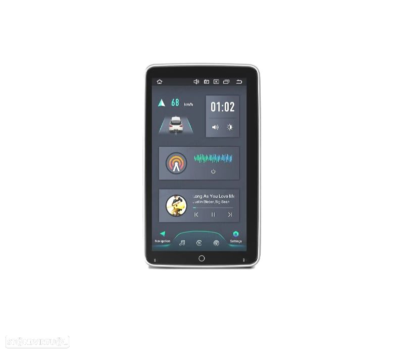 AUTO RADIO GPS 1DIN ANDROID 12 LCD TÁCTIL 10" CARPLAY USB DUAL ZONE - 3