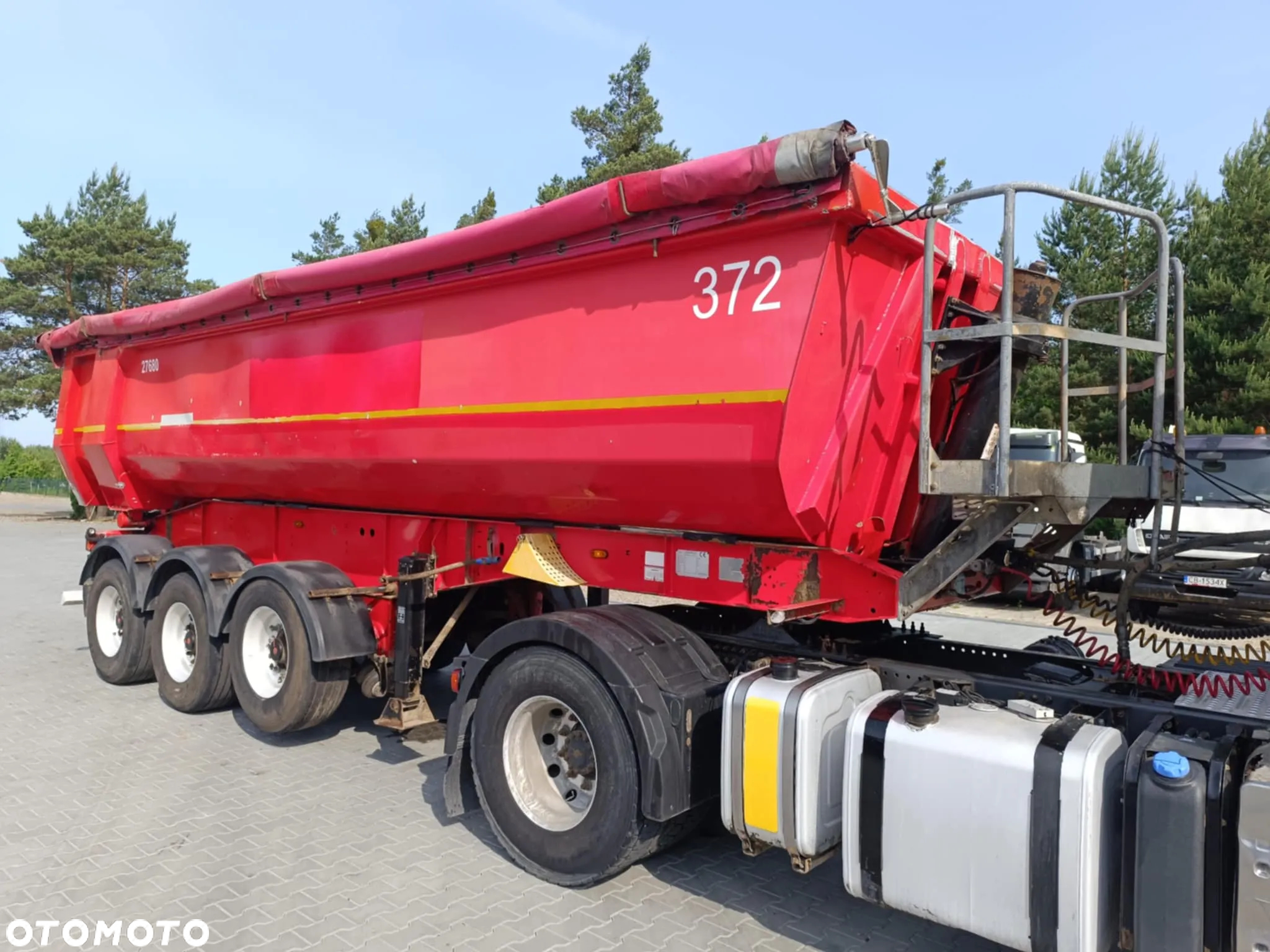 Schwarzmuller 2011 rok 25m3 alufelgi os podnoszona hamulce bebnowe lekka 5,11t SAF - 7