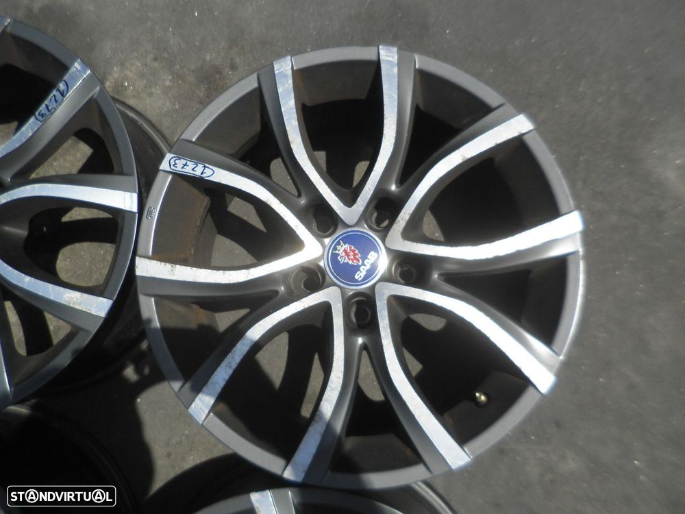 Jogo De Jantes Jgjant1273 SAAB 95  2 2011 2.0TID 160CV 4P PRETO ET30 7.5X17 5X120 72.6MM - 4