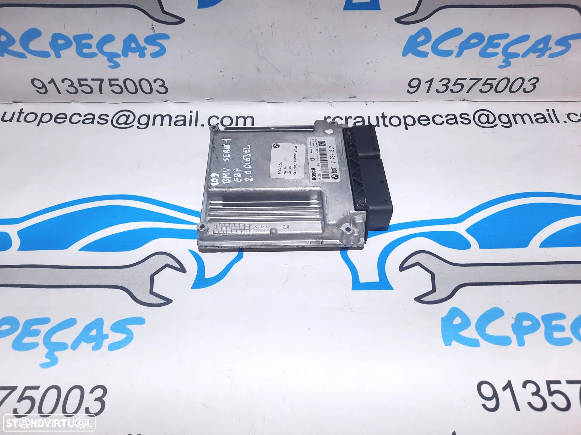 CENTRALINA ECU MOTOR BMW SERIE 1 E87 2.0D 16V 163CV M47D20 204D4 0281011963 13617797217 7797217 DDE7797217 SERIE 1 E81 E82 COUPE E88 CABRIO - 3