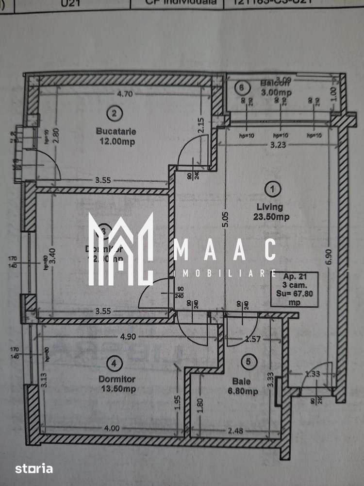 Apartament 3 camere de vânzare | Sibiu | Grădină | parcare — fotografia 2