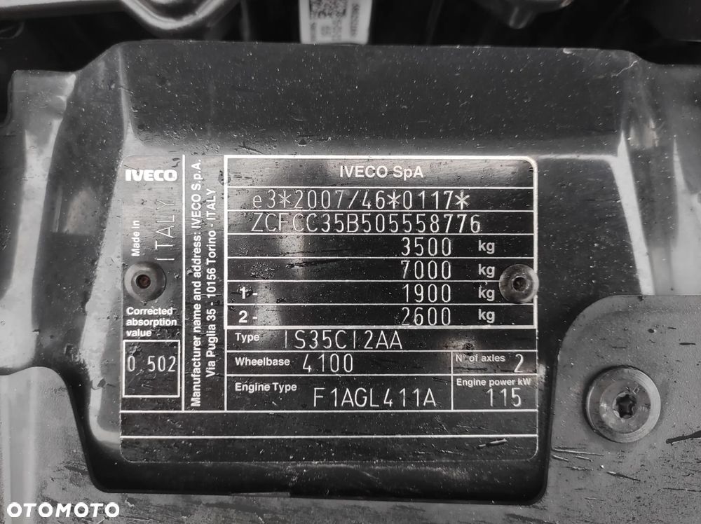 Iveco DAILY 35C16 - 22