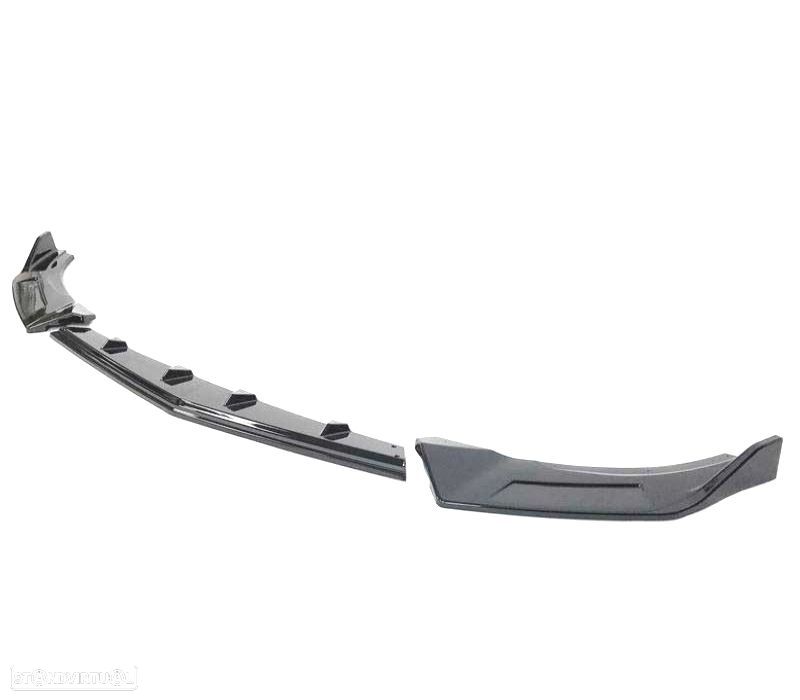 SPOILER LIP FRONTAL VOLKSWAGEN VW GOLF 8 R LINE PRETO BRILHANTE - 3