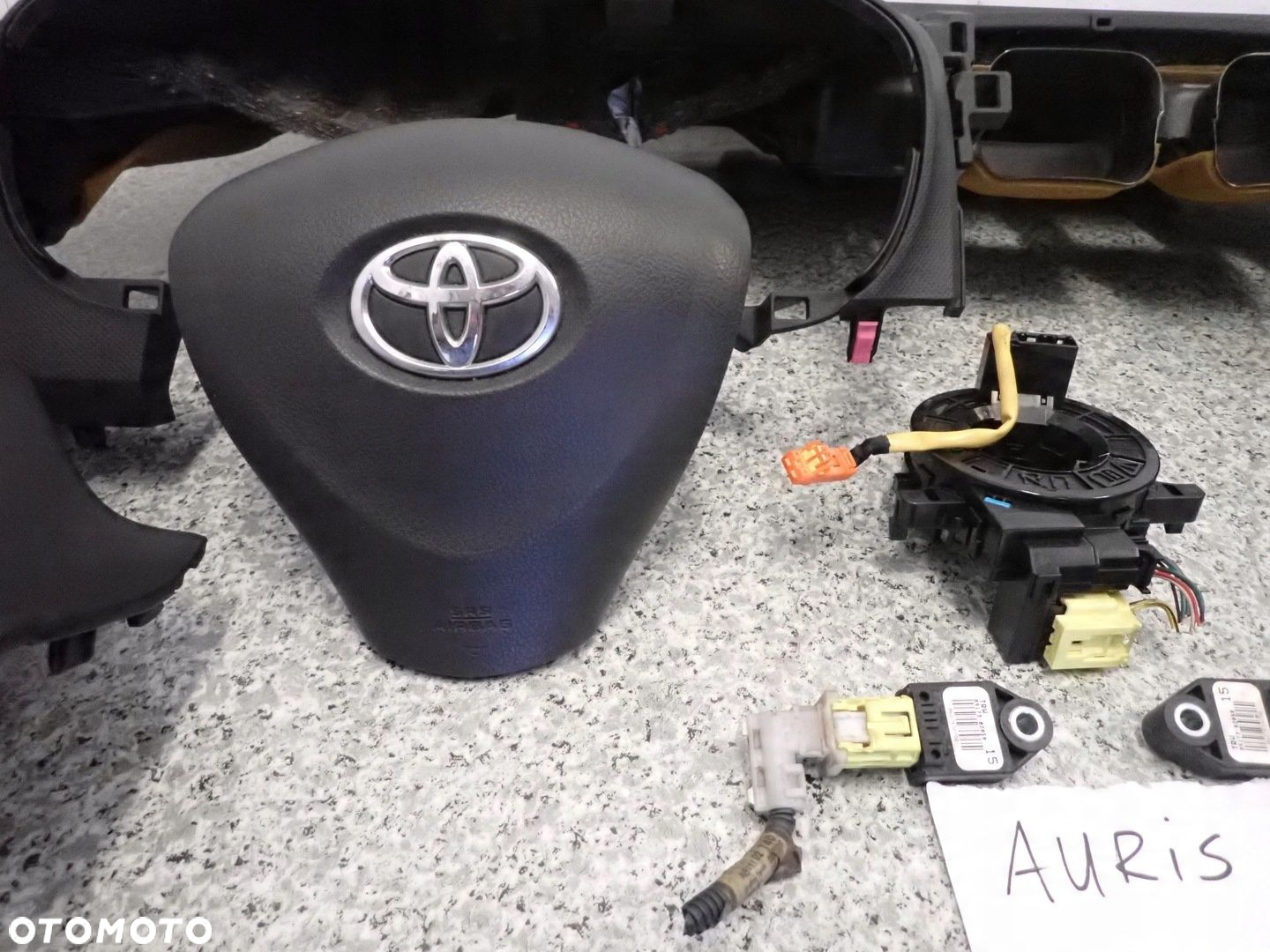 TOYOTA AURIS I E15 3D 07- PODUSZKI POWIETRZNE ZESTAW EUROPA SRSY AIRBAG - 6