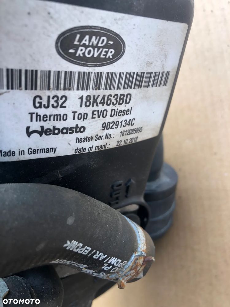 WEBASTO ogrzewanie GJ32-18K463 Range Rover Evoque - 2