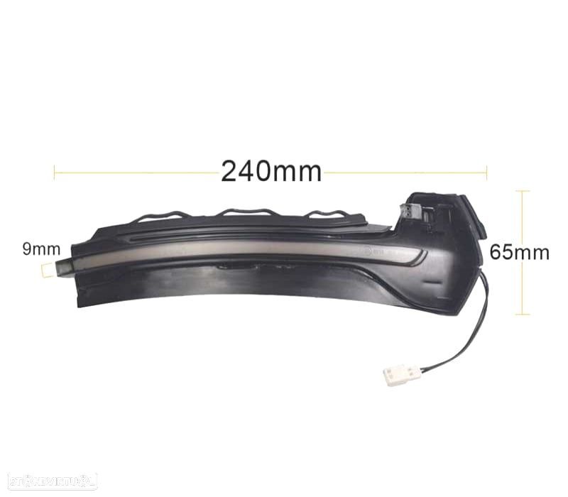 PISCAS LATERAIS LED DINAMICOS PARA ESPELHOS PARA AUDI A3 8V 12-20 - 4