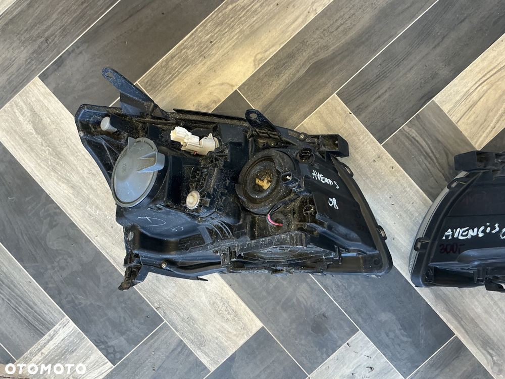 TOYOTA AVENSIS T25 LIFT LAMPA PRAWA LEWA LAMPY PRZEDNIE KOMPLET - 9