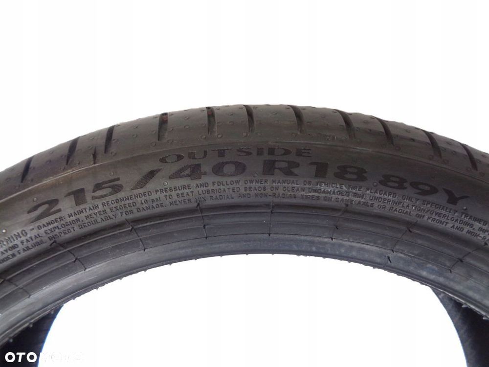 Opony Letnie 215/40/18 Pirelli P7 215/40r18 2x 2024 Nowe Demo *bmw - 3