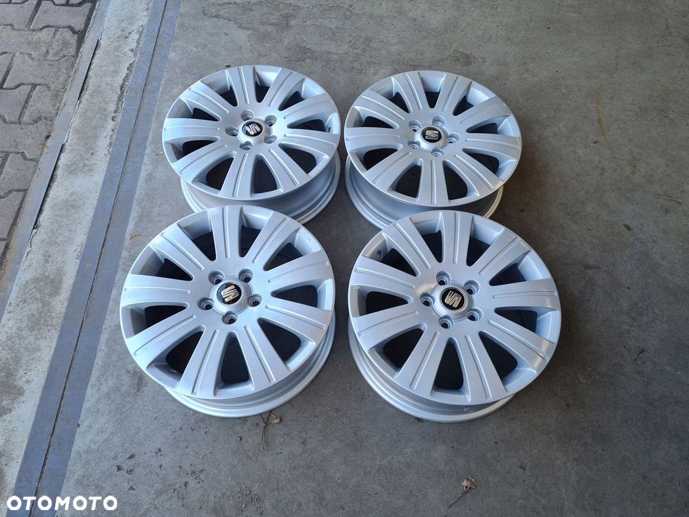 4x Felgi Aluminiowe SKODA VW SEAT 6x17 5x112 ET45 3TO601025J ORYGINAŁ - 5
