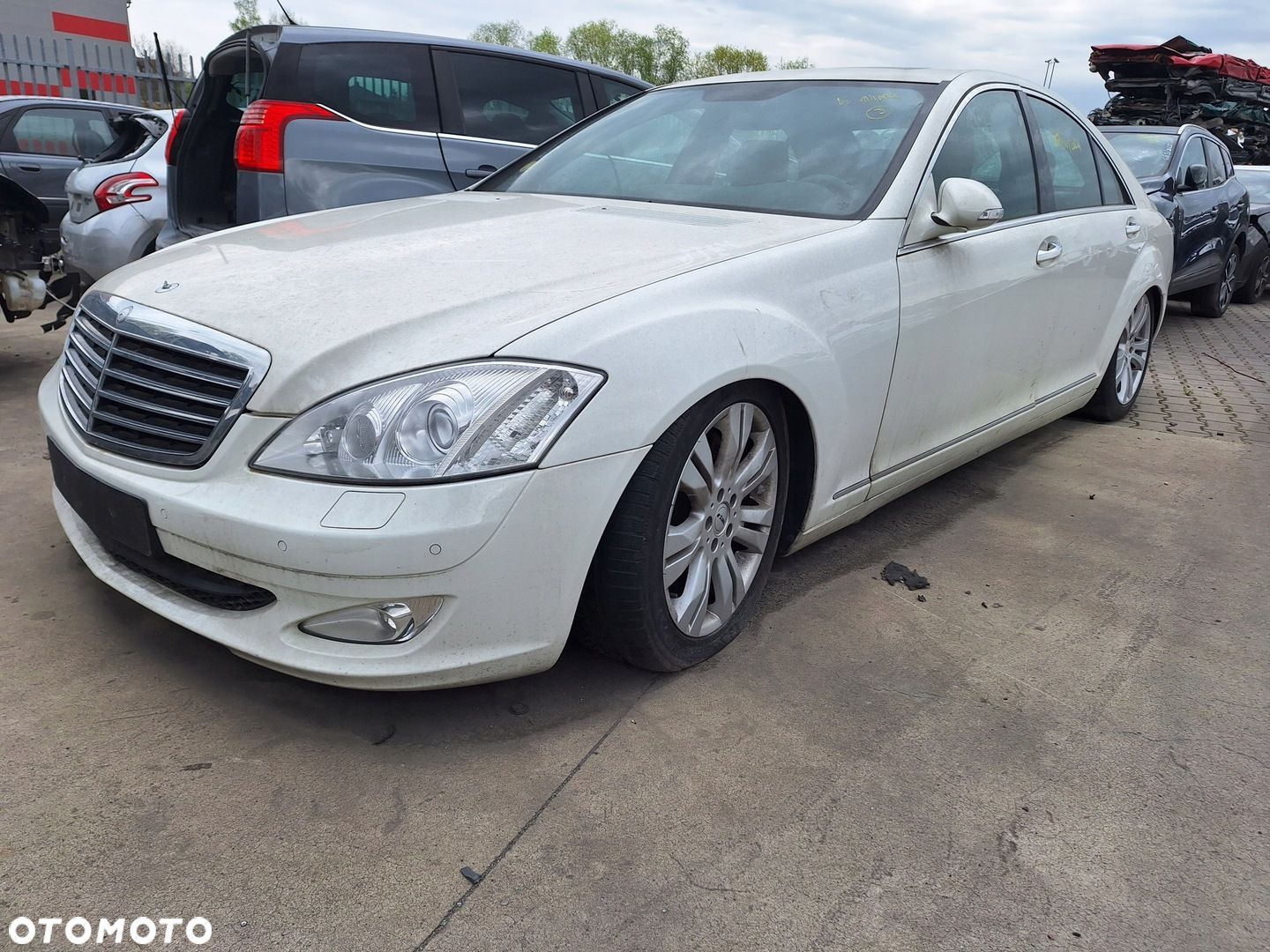 MERCEDES S-KLASA W221 221 LONG BIAŁE DRZWI PRZÓD LEWE 650 C650 - 1