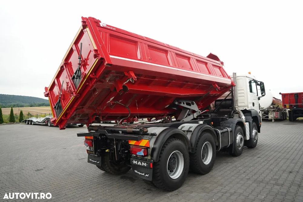 MAN TGS 35.400 / 8X4 / BASCULATOR CU 2 LATE / HIDRODECKER / MEILLER / AUTOMAT - 10