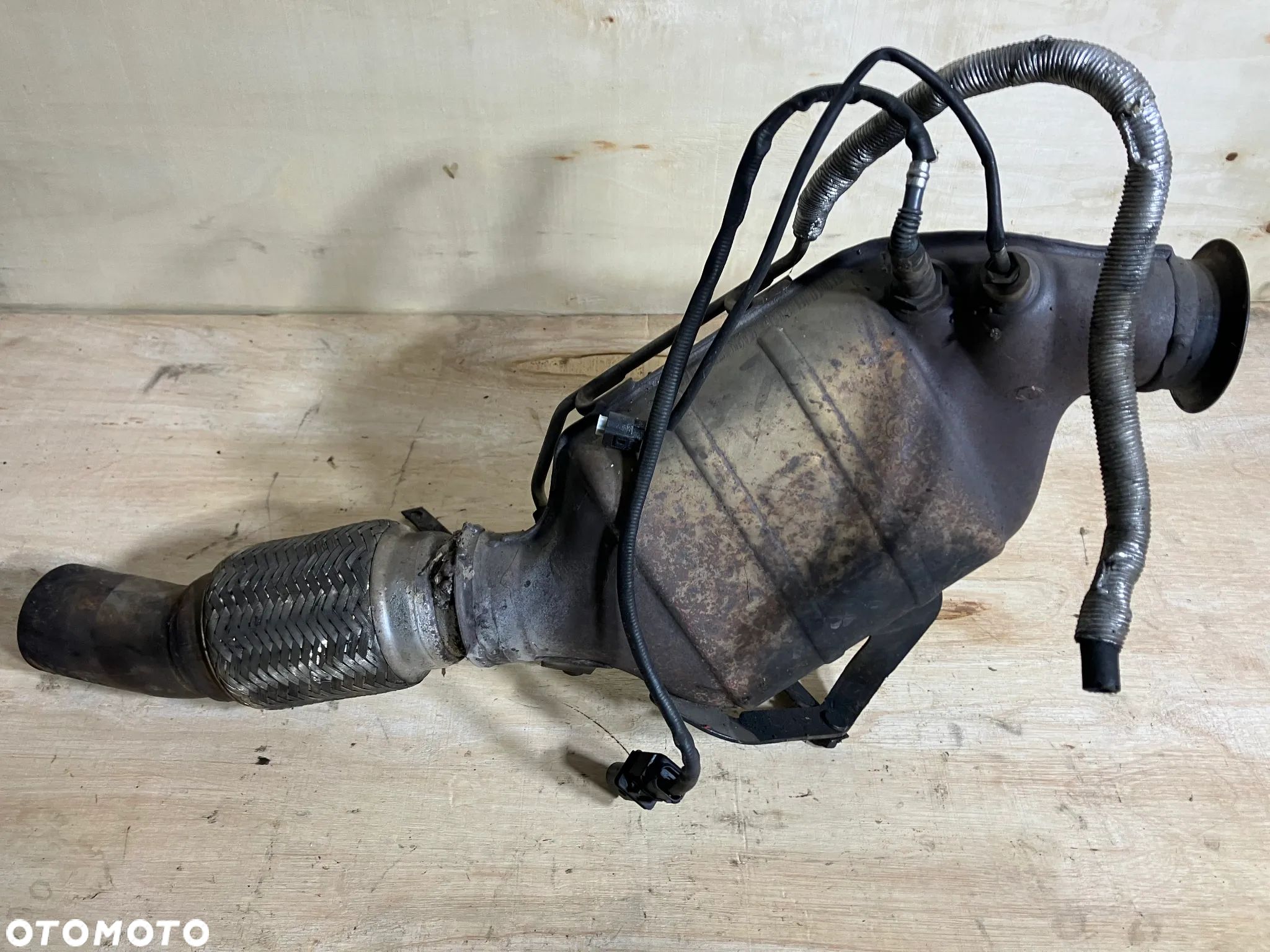 KOLEKTOR WYDECHOWY BMW E60 E61 535D 272KM CZUJNIK SONDA LAMBDA KATALIZATOR DOWNPIPE L7795818 - 1