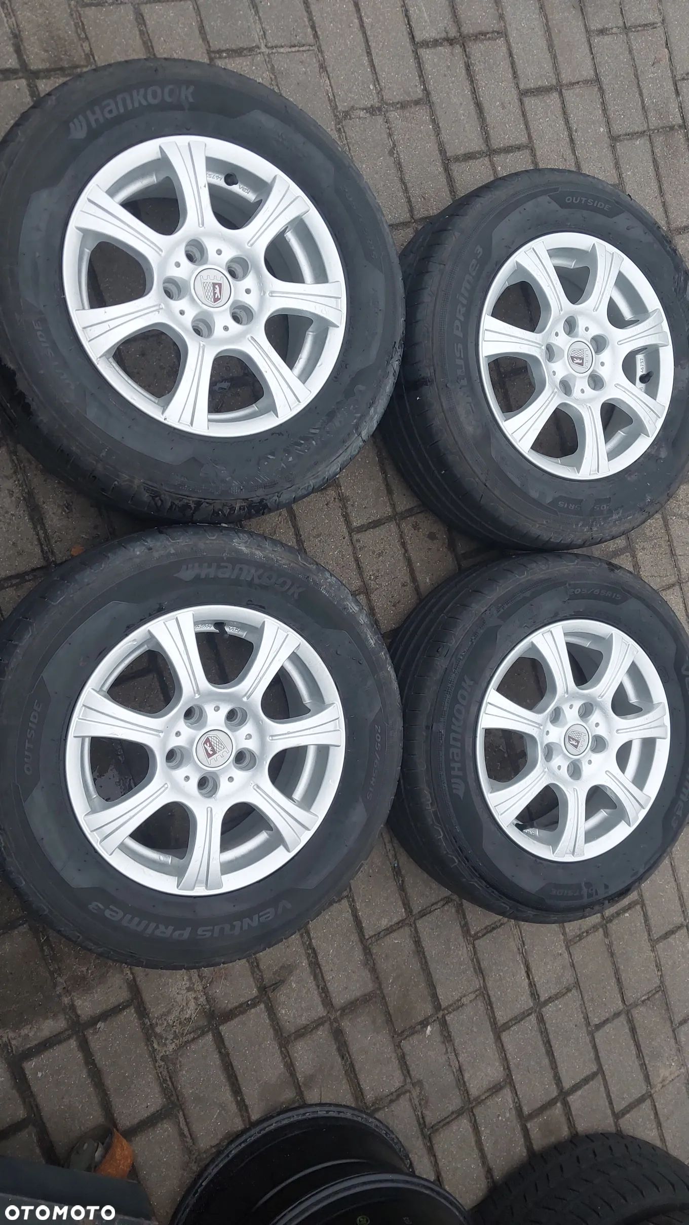 Kola aluminiowe do przyczepy kempingowej fend bentrup 5x112 6,5x15h2 205/65r15 99h - 1