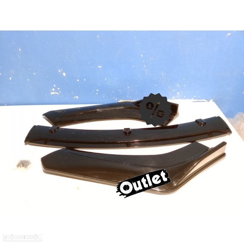 C011192C1 SPOILER LIP FRONTAL VW SCIROCCO R20 08-13 PRETO BRILHANTE - 6