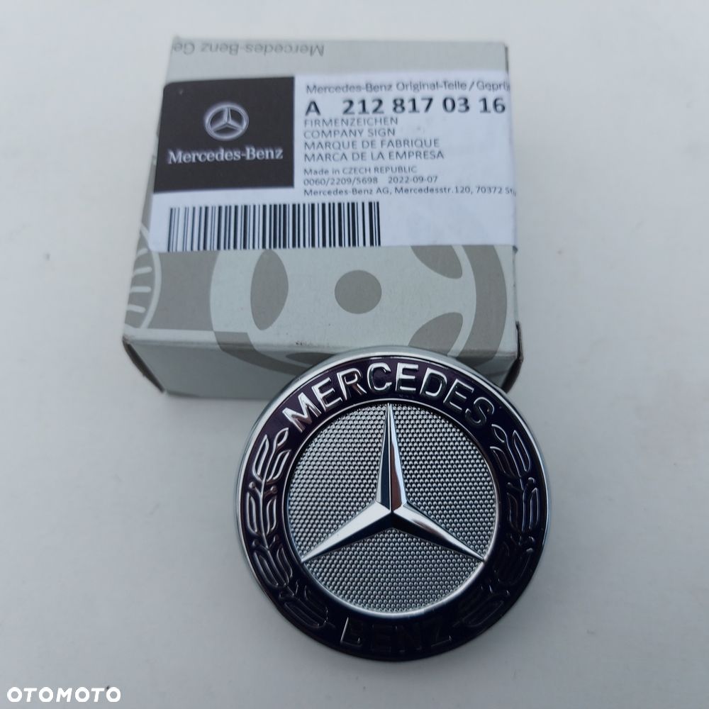 EMBLEMAT ZNACZEK GWIAZDA NA MASKE MERCEDES C W205 E W212 W213 W238 ORYGINAL NOWY 2128170316 - 14