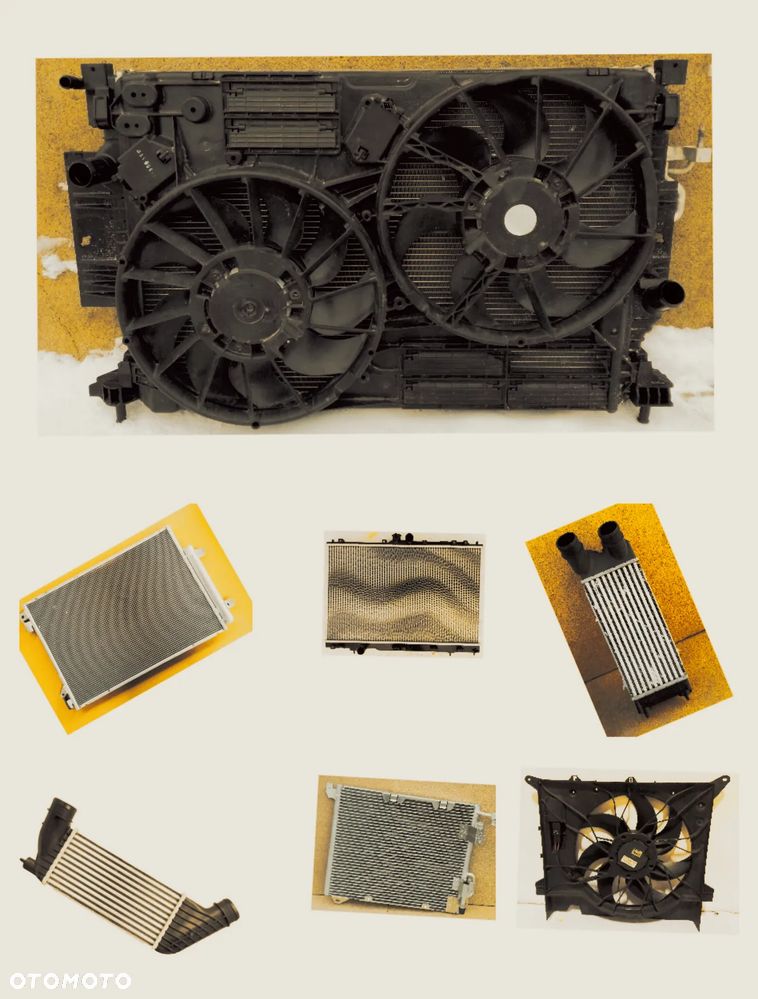 Chłodnica wody Klimatyzacji Intercoller Wentylator Audi A1 A2 A3 A4 A5 A6 A7 A8 Q1 Q2 Q3 Q4 Q5 Q7 Q8 RS3 RS6 RSQ8 E-Tron - 1