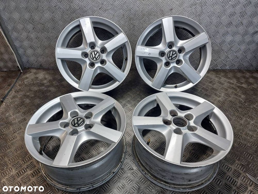 FELGI ALUMINIOWE 4 SZT 5x100 6,5Jx15 ET40 VW AUDI SKODA SEAT ENZO KBA45715 - 1