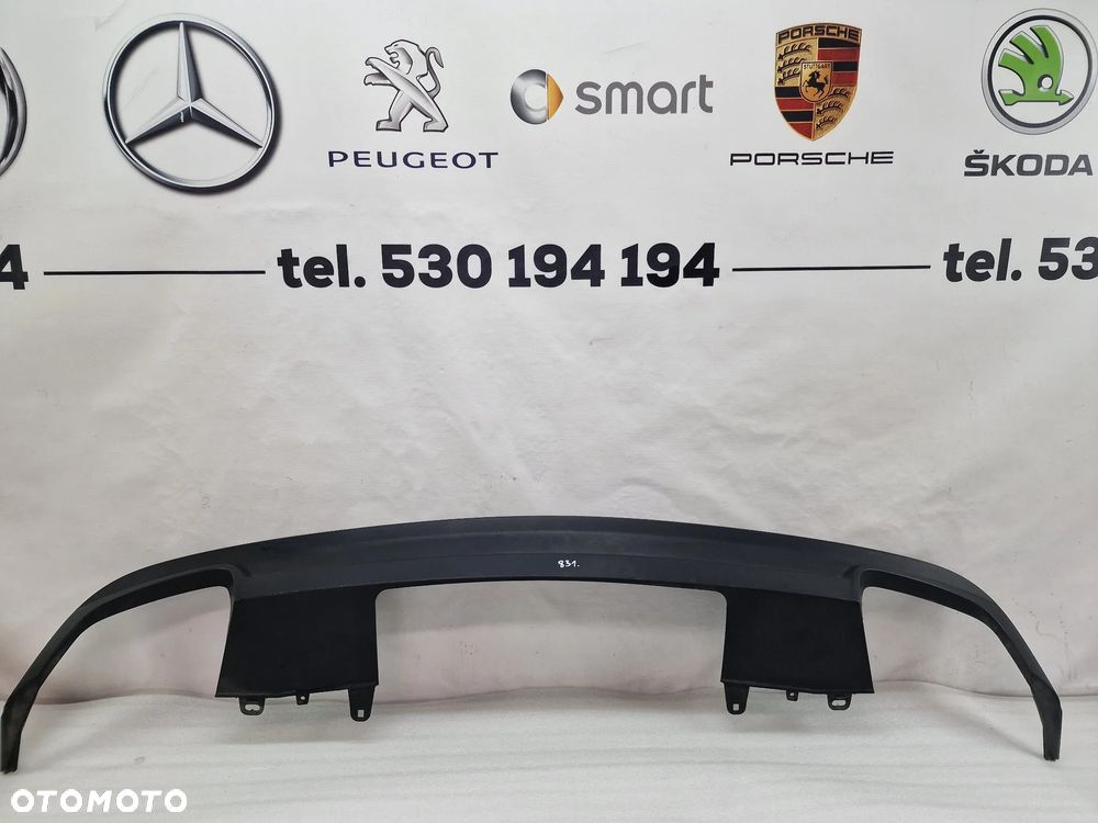 AUDI A6 C7 4G0 SEDAN 14- LIFT DYFUZOR / SPOJLER / DOKŁADKA ZDERZAKA TYLNEGO TYLNIEGO TYŁ , POD HAK , NA DWA WYDECHY , NR 850701446R , NR AUKCJI DT831 - 1
