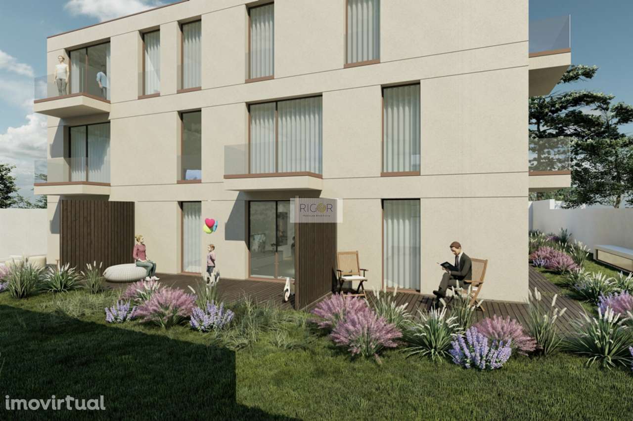 Apartamentos T1 com terraço em condomínio fechado entre a praia e o ce - Grande imagem: 4/9