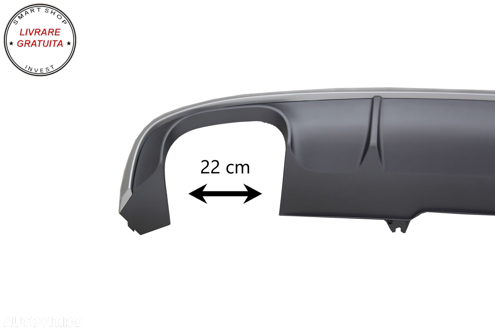 Difuzor Bara Spate Audi A4 B9 8W (2016-2018) Sedan/Avant S4 Design for S Line- livrare gratuita - 8