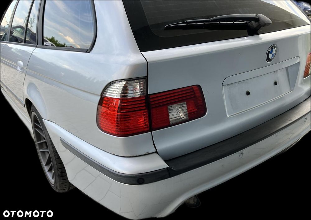 ZDERZAK TYŁ BMW E39 M-PAKIET TOURING KOMBI ORYGINAŁ OEM TITANSILBER 354 DYFUZOR PDC KOMPLETNY - 3