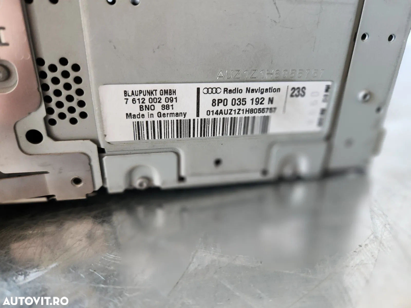 Radio Cd Player Navi Navigatie Audi A3 8P Cod 8PN - 7