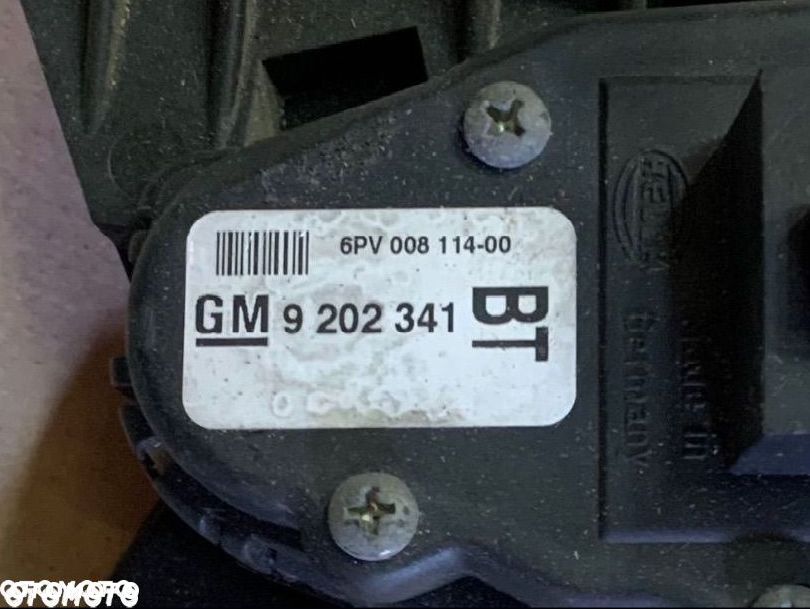 9202341 potencjometr pedał gazu Opel astra h 3 III - 2