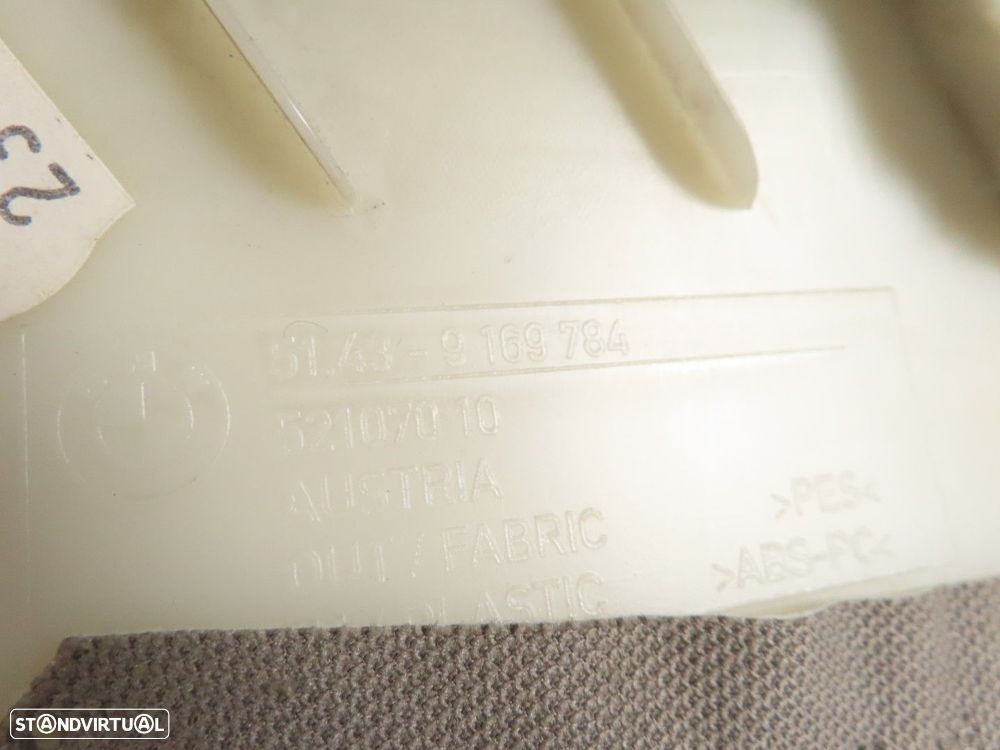 Revestimento / Guarnição do Pilar C Direito/Superior Seminovo/ Original BMW 5 To... - 3