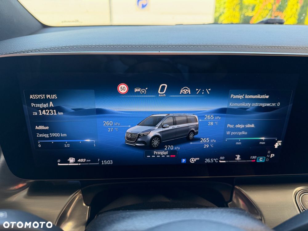 Mercedes-Benz Klasa V 300 d 9G-Tronic Exclusive (d³ugi) - 15