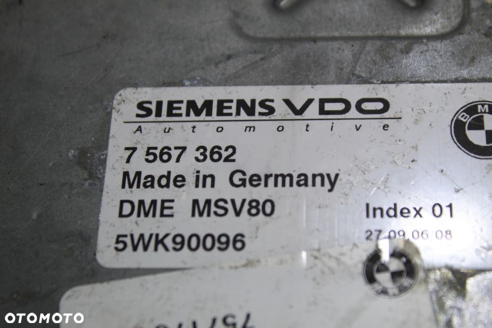 ZESTAW STARTOWY CAS BMW E92 N52B25 2.5B 7567362 6943814 - 9