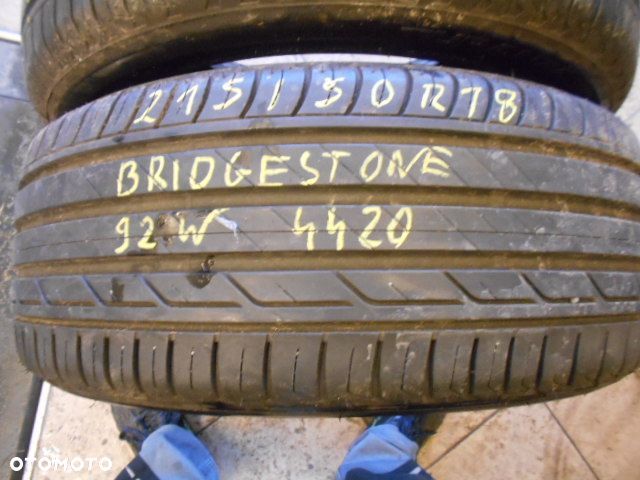 Opony 215/50r18 bridgestone turanza t001 7 mm lato para - 2