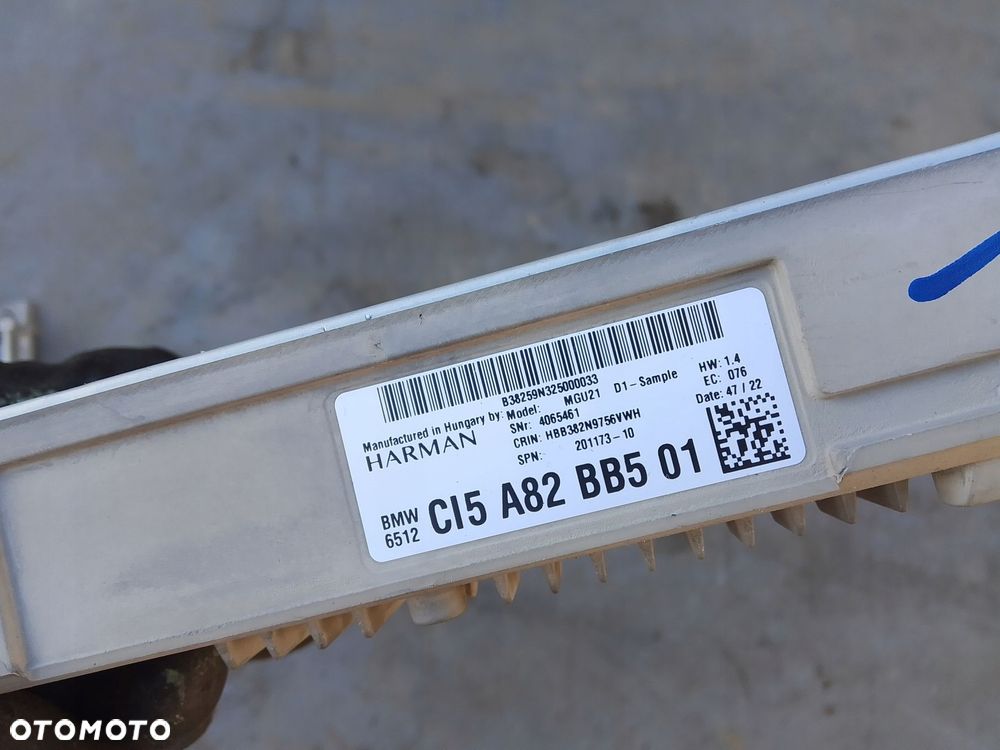 moduł nawigacji bmw ix i20 6512 5a82bb5 - 3