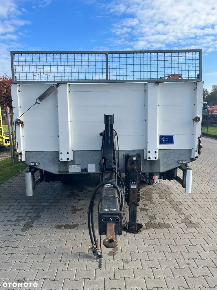 Schrader TANDEM BUDOWLANKA 2013 r. OCYNK!!! ORYGINALNY GÓRNY ZACZEP dł. 5,2 m KOŁA R 19,5 - 7