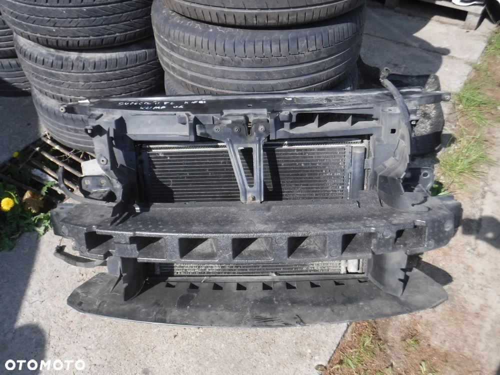 Skoda Superb II 2 LIFT 2.0 TDI CR pas przod wzmocnienie chlodnice kompletny wentylatory belka - 2