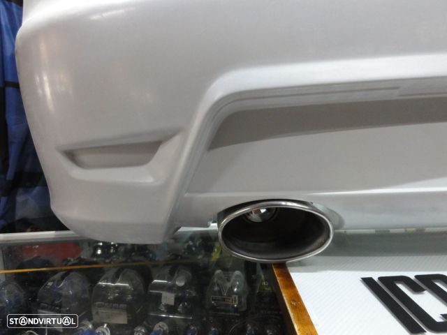 Para-choques traseiro Seat ibiza 6L Cupra em fibra com ou SEM ponteira tipo Cupra 100% inox - 2