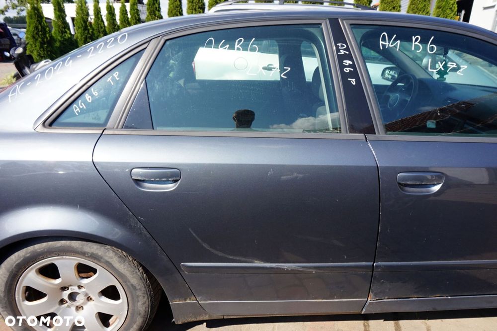 DRZWI TYLNE PRAWE A4 B6 SEDAN LX7Z  SZARY AUDI 2000-2006 - 1